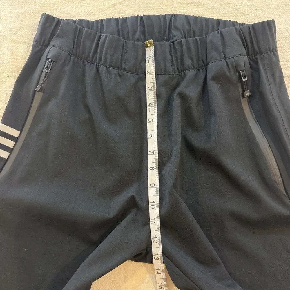 adidas Golf ClimaProof Rain Pants Mens M Black Waterproof Shell CY7441 Windproof